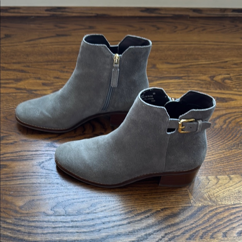 Women’s Cole Haan Haidyn Suede Ankle Boots with Buckle 6B